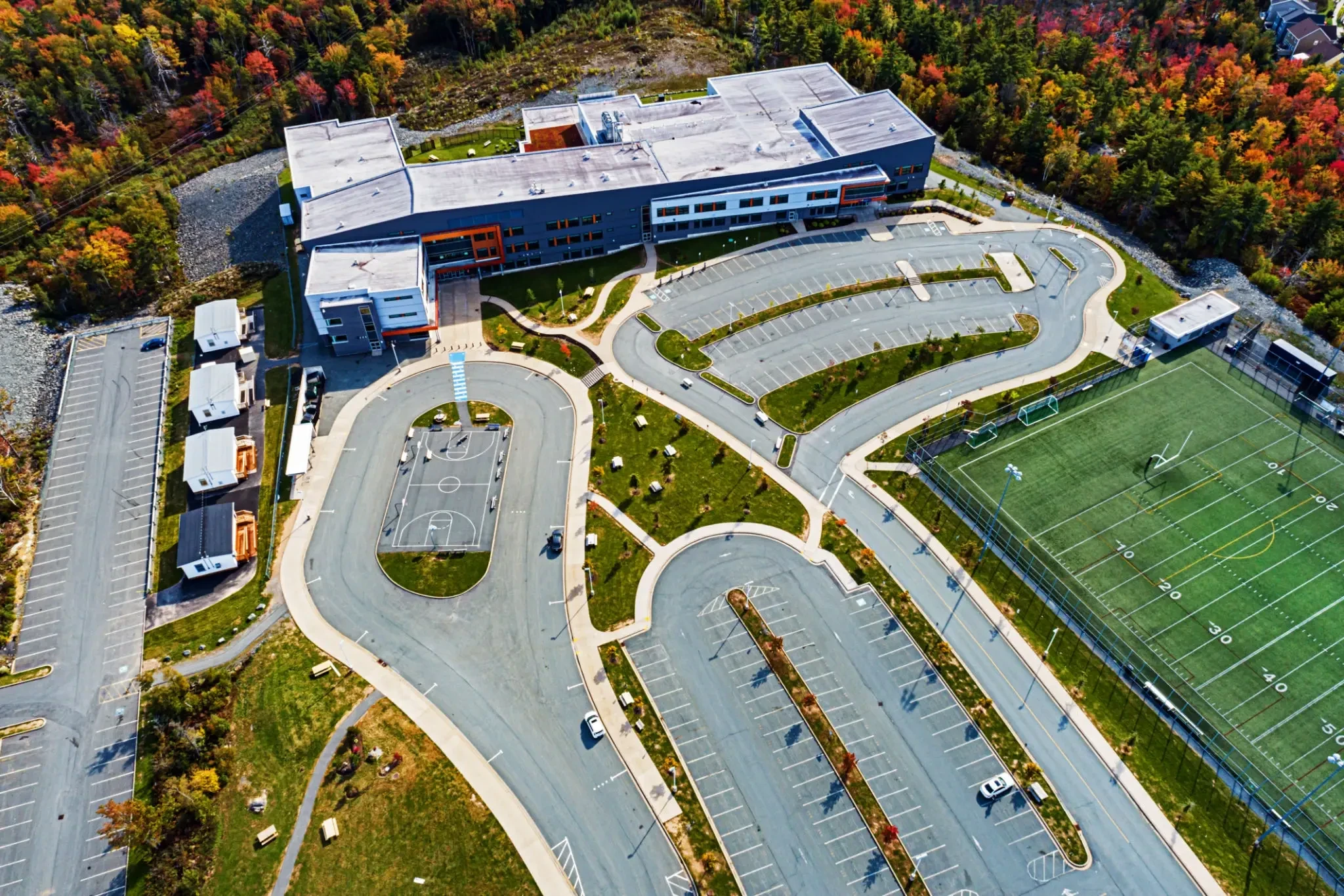 Camcor finished commercial site aerial